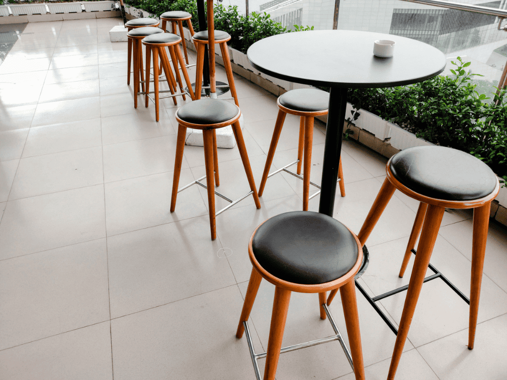 Statement Making Stools in Cafe Design